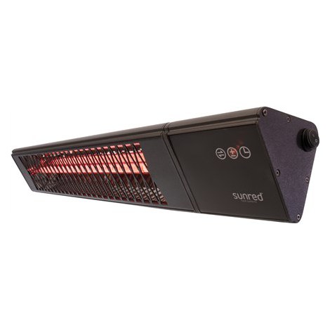 SUNRED | Heater | PRO25W-SMART, Triangle Dark Smart Wall | Infrared | 2500 W | Number of power levels | Suitable for rooms up to - 3